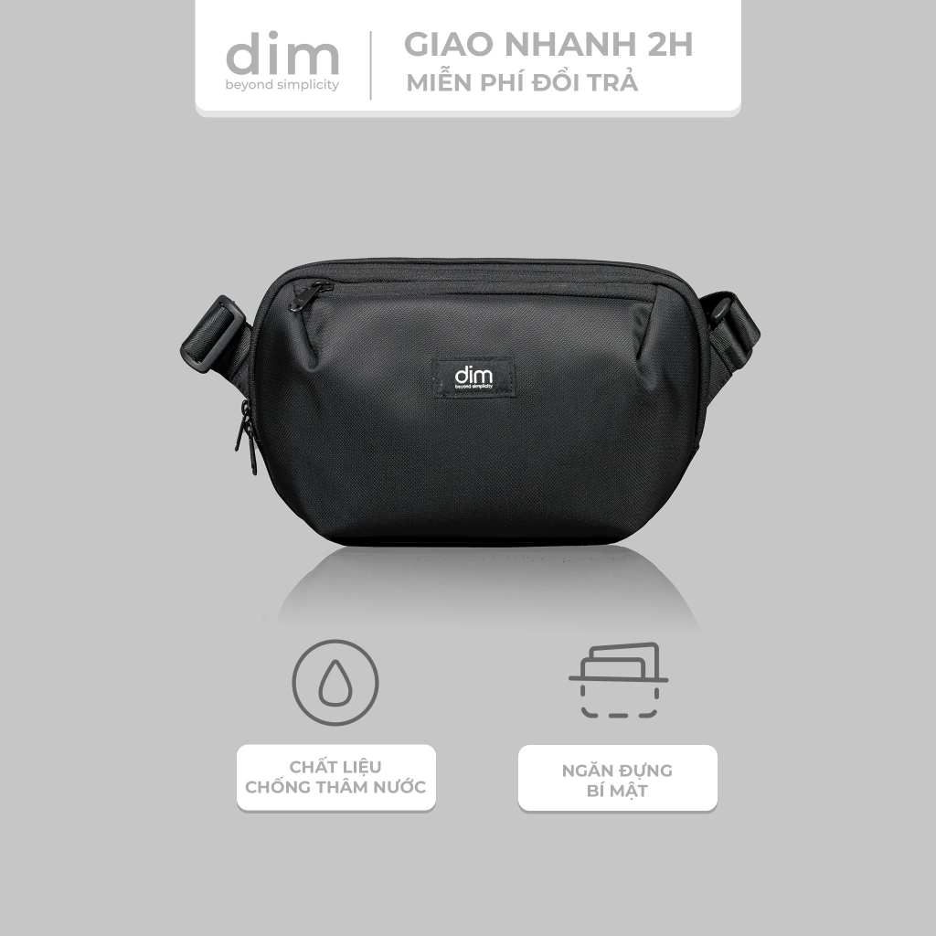 Túi đeo chéo DIM Smart Bumbag - Chất liệu chống thấm nước