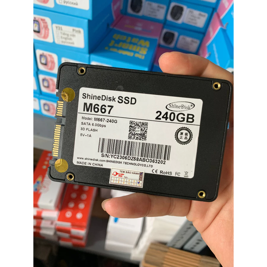 Ổ cứng SSD Shinedisk chuẩn SATA3 nhiều dung lượng