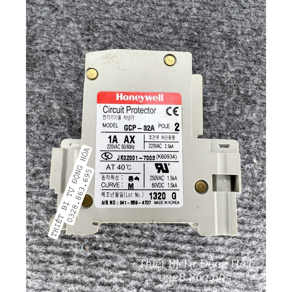 Aptomat dòng 2pha , bộ ngắt mạch Circuit protector Honeywell GCP32AN