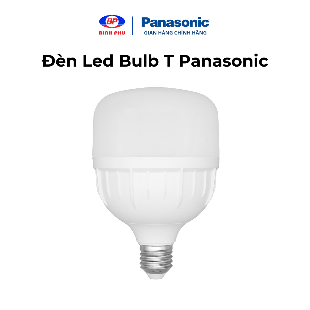 Đèn LED Bulb Trụ Trắng PANASONIC Type T, Đuôi E27, Công suất 20W/30W/40W ánh sáng trắng 6500K Siêu bền, tiết kiệm điện