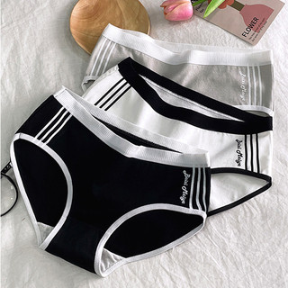 Quần lót nữ cotton cute cạp vừa đáy 2 lớp kháng khuẩn thoải mái co dãn cute King Shop L-520