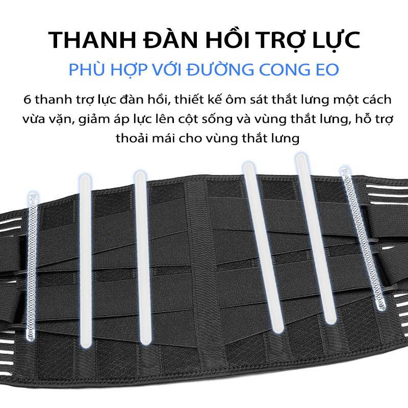 Ảnh Đai Đeo Lưng AOLIKES Hỗ Trợ Giảm Đau Lưng Đau Cột Sống Khi Chơi Thể Thao DDL01 4