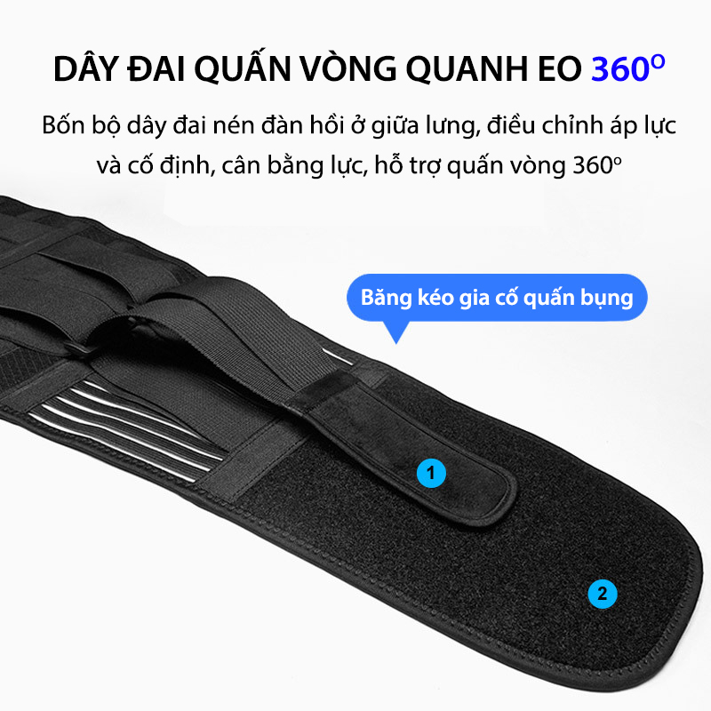 Ảnh Đai Đeo Lưng AOLIKES Hỗ Trợ Giảm Đau Lưng Đau Cột Sống Khi Chơi Thể Thao DDL01 3