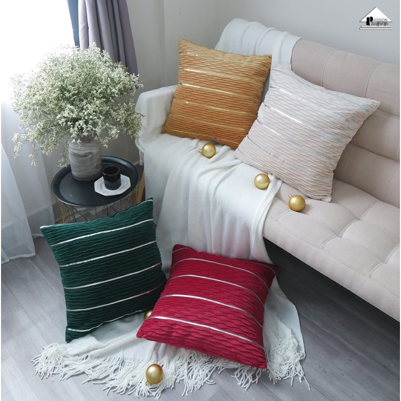 Vỏ Gối Tựa Lưng Sofa Nhung Hà Lan Cao Cấp Sang Trọng