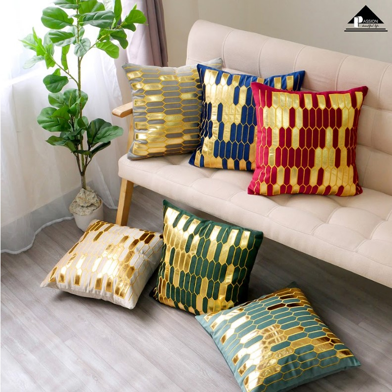 Vỏ Gối Tựa Lưng Sofa Nhung Hà Lan Cao Cấp Sang Trọng