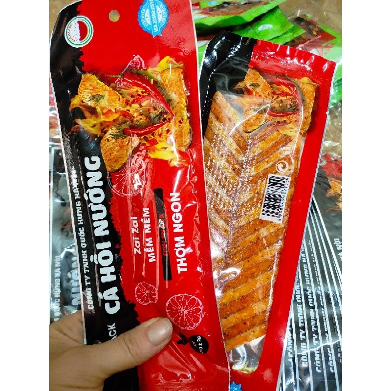 sỉ 1 bịch 30 gói snack cá hồi nướng | Shopee Việt Nam