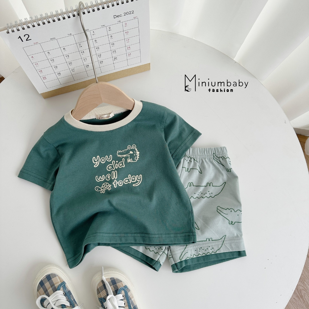 Sale các set quần áo cho trẻ em bé trai, gái mùa hè thu đông size 100 cho bé 2-3 tuổi nặng 15-18kg Miniumbabyfashion