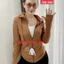 Áo Khoác Gân Tăm Tay Sọc Chất Vải Co Giãn Tốt Chuẩn Size