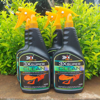 DUNG DỊCH RỬA XE TẨY DẦU MỠ 3X SUPER CLEAN 1000ML DÙNG TRÊN MỌI BỀ MẶT HÀNG CHÍNH HÃNG