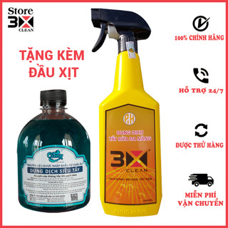 Dung Dịch Nước Tẩy Rửa Đa Năng Ô Tô Xe Máy 3X Clean + Ocean 500ml