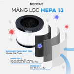 MÁY LỌC KHỬ MÙI XE Ô TÔ CAO CẤP Medicar - Lọc sạch bụi mịn PM2.5, tạo ion âm diệt khuẩn, khử mùi và chống say xe — ảnh 6