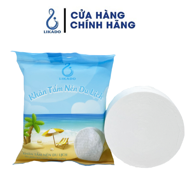 Ảnh Khăn tắm nén du lịch likado kích thước (70 x 140cm)(1 viên) 4