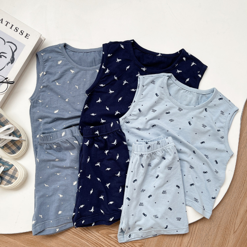 Sale các set quần áo cho trẻ em bé trai, gái mùa hè thu đông size 110 cho bé 4-5 tuổi nặng 15-18kg Miniumbabyfashion