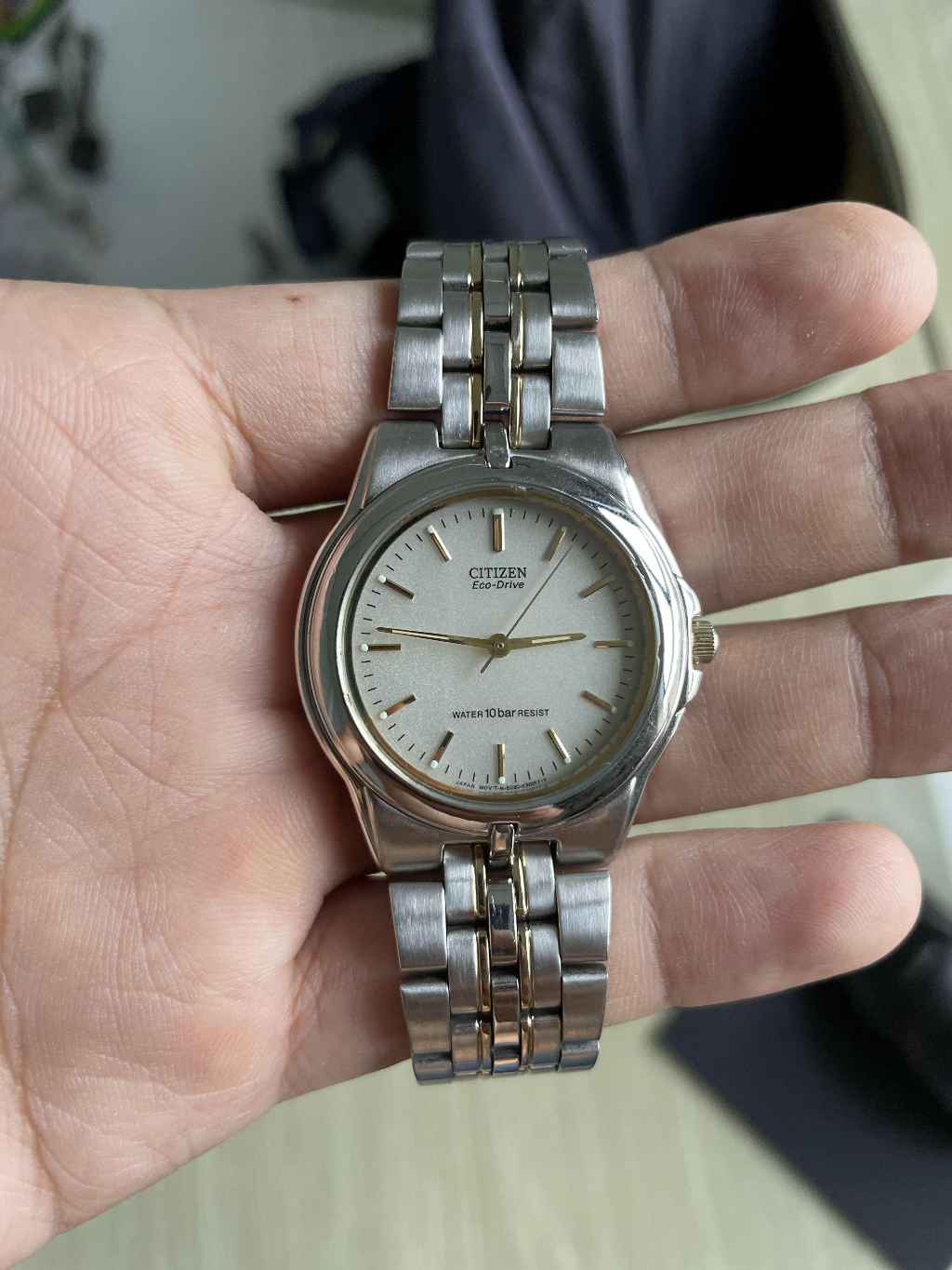 Đồng hồ nam Citizen Eco-Drive pin năng lượng ánh sáng size 36mm