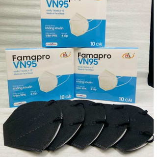 COMBO 5 HỘP 50  CHIẾC  Khẩu trang N95 không van chính hãng,công nghệ nhật bản