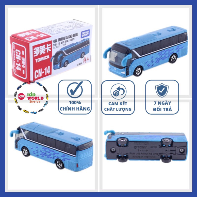 Xe mô hình Tomica Box Bus Faw Jie Fang Ke Che (Blue) CN-14. No.CN-14 ...