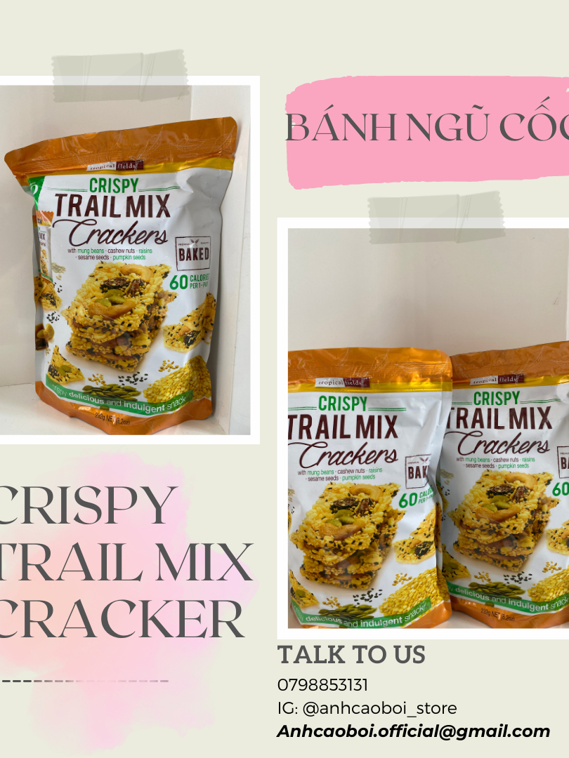 Bánh Crispy Trail Mix Crackers Shopee Việt Nam