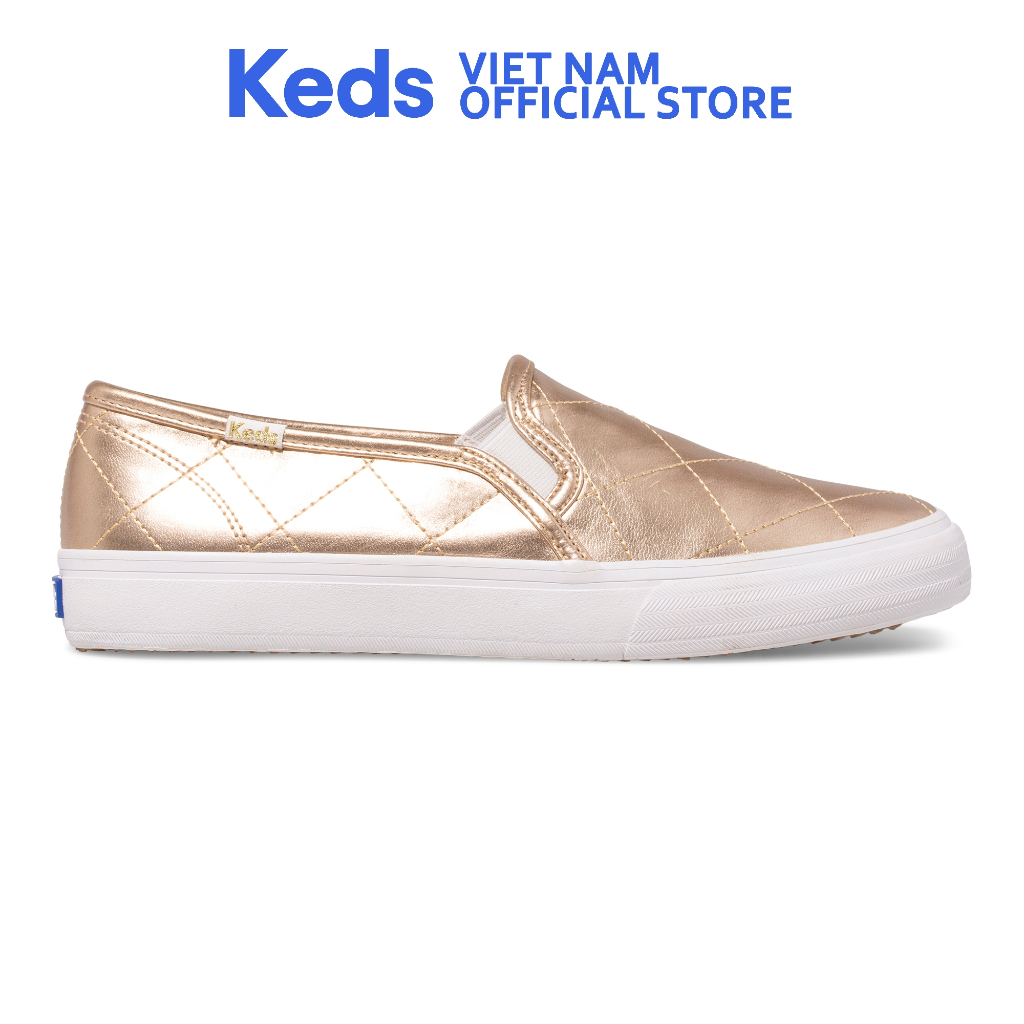 Giày Keds Nữ- Double Decker Leather Quilted- KD065602
