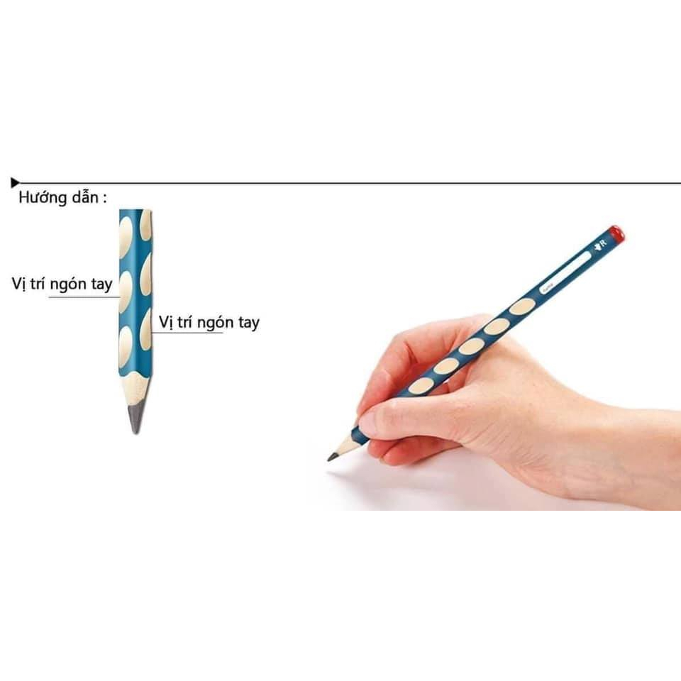 Bút Chì 2B Định Vị Tư Thế Cầm (hộp) - Đồ dùng dạy học Miki