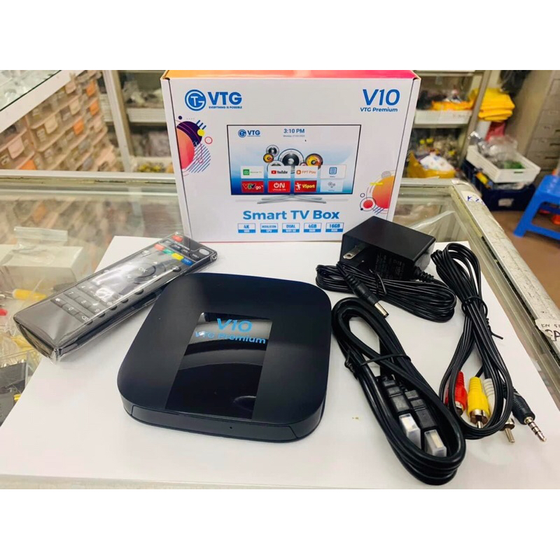 Bộ TV Box V10 RAM 4Gb - ROM 16Gb | Shopee Việt Nam