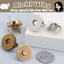 Nút hít gài 18mm (2 cái) - phụ kiện handmade làm túi khoá cài cho túi xách đường kính 1,8cm