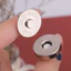 Nút hít gài 18mm (2 cái) - phụ kiện handmade làm túi khoá cài cho túi xách đường kính 1,8cm