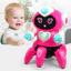 Robot Bạch Tuộc Nhảy Múa Theo Nhạc Có Đèn Dễ Thương Đồ Chơi Robot Cho Bé Thỏ Nhảy Múa - BỐ KHỦNG LONG