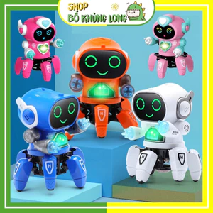 Robot Bạch Tuộc Nhảy Múa Theo Nhạc Có Đèn Dễ Thương Đồ Chơi Robot Cho Bé Thỏ Nhảy Múa - BỐ KHỦNG LONG