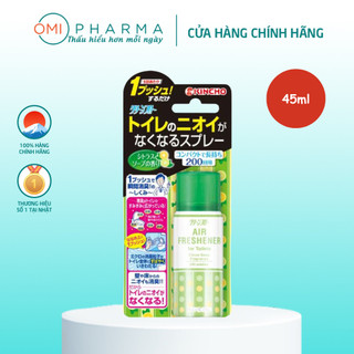 Xịt Khử Mùi Phòng Vệ Sinh Kincho Nhật Bản Hương Xà Bông Chanh (45ml)