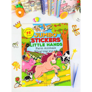 Sách - Jumbo Stickers For Little Hands - 75 Stickers! - Ndbooks
