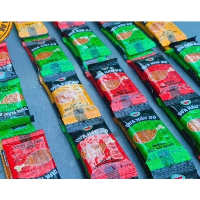 COMBO Hồi Máu : Bim Bim Mái Tôn + 40 Gói Thạch Dừa + 20 Gói Sữa Yogurt + 24 Gói Đùi Bò Quay, đồ ăn vặt Dưa Hấu Đỏ
