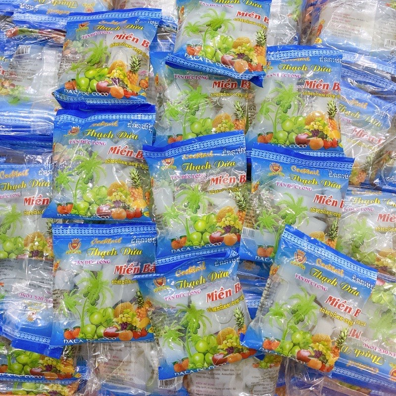 COMBO Hồi Máu : Bim Bim Mái Tôn + 40 Gói Thạch Dừa + 20 Gói Sữa Yogurt + 24 Gói Đùi Bò Quay, đồ ăn vặt Dưa Hấu Đỏ