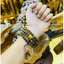 Vòng tay bằng trầm hương tốc tự nhiên 108 hạt 6mm, charm Omani đủ màu-Thanh lịch-Đẹp-Trầm Hương Hội an