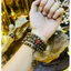 Vòng tay bằng trầm hương tốc tự nhiên 108 hạt 6mm, charm Omani đủ màu-Thanh lịch-Đẹp-Trầm Hương Hội an