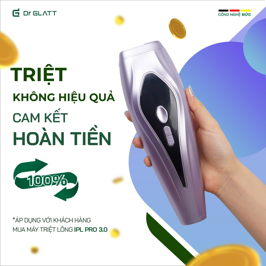 Ảnh Máy Triệt Lông Mini Đa Năng DR GLATT IPL PRO 3.0 4