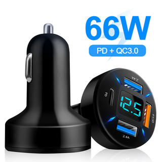 Tẩu sạc SEAMETAL 4 cổng USB QC3.0 PD 12v 24v 66w đa năng