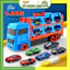 Ô Tô Đồ Chơi Xe Tải 3 Tầng 1m65 Kèm 6 Xe Đua Xe Hot Wheels Đường Đua Xe Container Đồ Chơi Cho Bé Trai - BỐ KHỦNG LONG