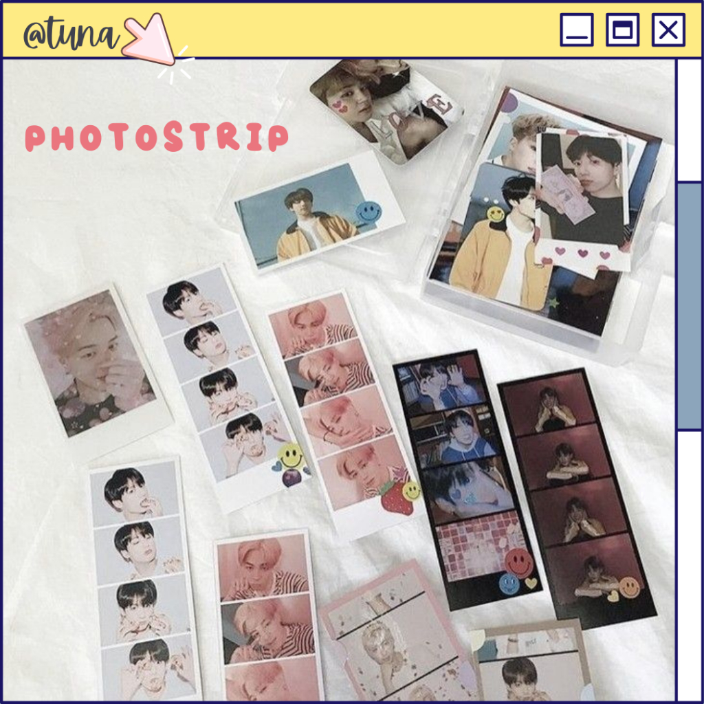 ( Nhận từ 3 chiếc ) In Ảnh Photobooth Theo Yêu Cầu Photostrip Dài Ảnh Dài Khung Ảnh Dài 3 Trong 1