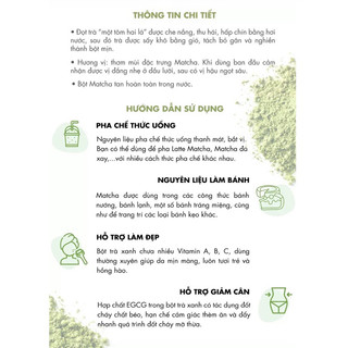 Matcha mật ong giảm cân, trà mật ong giảm cân, matcha giảm cân an toàn, thực phẩm chất lượng 100G