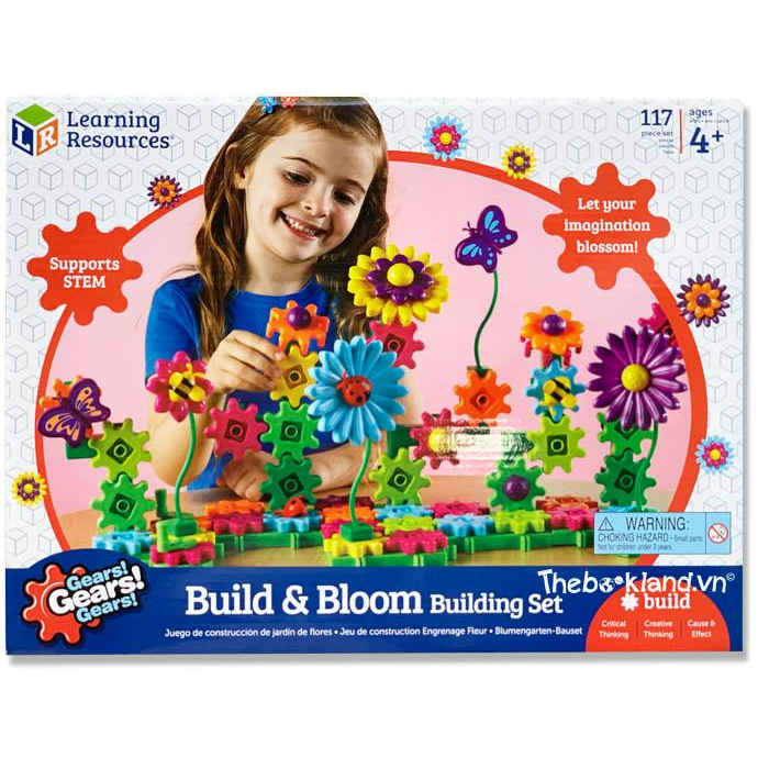 [Hàng nhập khẩu Mỹ] Đồ chơi lắp ghép bánh răng cưa Gears Gears Gears