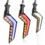 1 cặp Xi nhan chữ Z Trung Quốc hiệu ứng Audi - sử dụng điện 12v phụ tùng phụ kiện xe điện