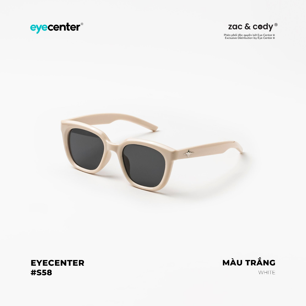 Ảnh Kính mát nam nữ chính hãng EYECENTER S58S nhựa dẻo siêu nhẹ cao cấp nhập khẩu by Eye Center Vietnam 3