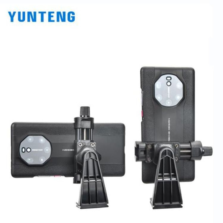 Kẹp Điện Thoại Yunteng 358 Xoay 360 Độ, Đầu Ren 1/4 Gắn Tripod và Chân Đế