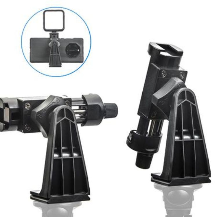 Kẹp Điện Thoại Yunteng 358 Xoay 360 Độ, Đầu Ren 1/4 Gắn Tripod và Chân Đế