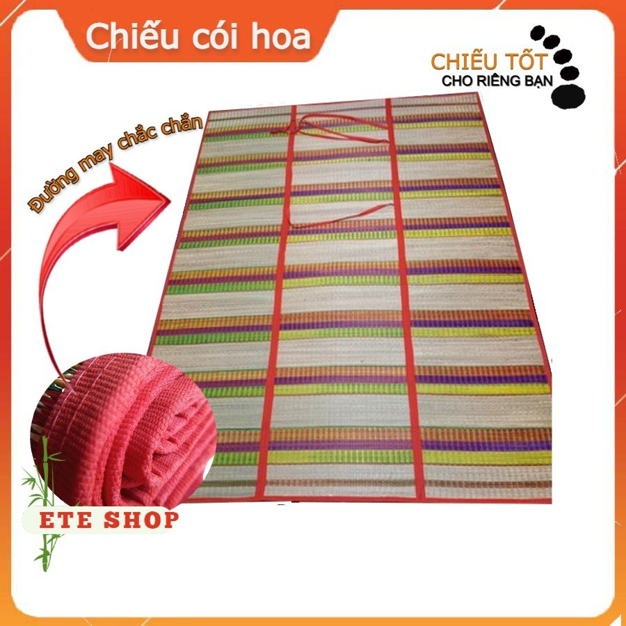Chiếu cói điều hoà, chiếu cói trẻ em,chiếu cói người lớn, ngũ sắc, màu tươi