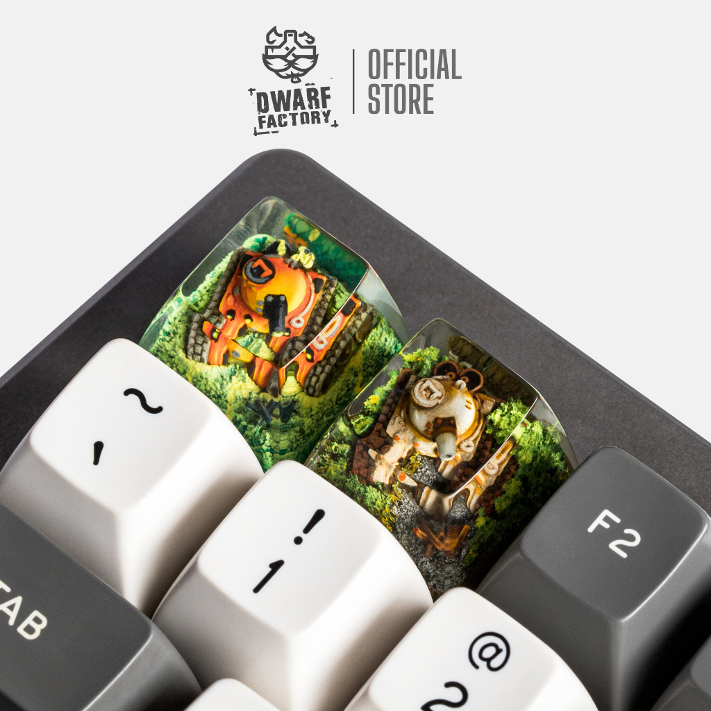 Keycap Artisan bàn phím cơ Dwarf Factory The Panzer II Loại Nút SAR1 Shopee Việt Nam