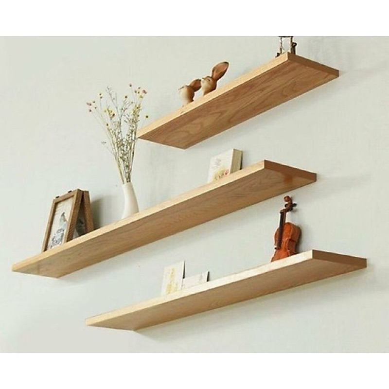 Kệ treo tường dài 1m2 rộng 15cm dày 18mm hàng đẹp giá xưởng
