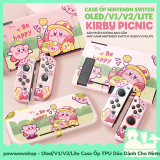Oled/V1/V2/Lite Case Ốp TPU Dẻo Dành Cho Máy Game Nintendo Switch Phong Cách Kirby, Mario, Gengar