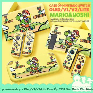 Oled/V1/V2/Lite Case Ốp TPU Dẻo Dành Cho Máy Game Nintendo Switch Phong Cách Kirby, Mario, Gengar