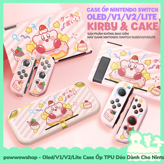 Oled/V1/V2/Lite Case Ốp TPU Dẻo Dành Cho Máy Game Nintendo Switch Phong Cách Kirby, Mario, Gengar